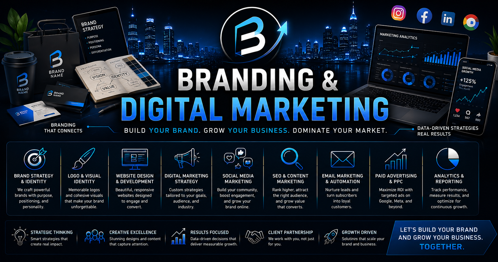 Branding & Digital Marketing: Growing Your Business Through Strategy, Creativity, and Innovation
